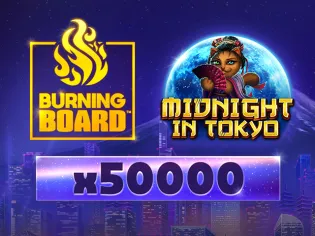 Midnight in Tokyo Burning Board™ thumbnail